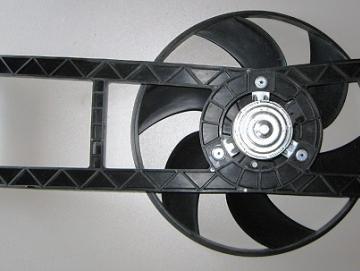 Fiat Panda Lüfterrad mit Motor Valeo 879586S  879587 E  Fiat Nr.: 51848272