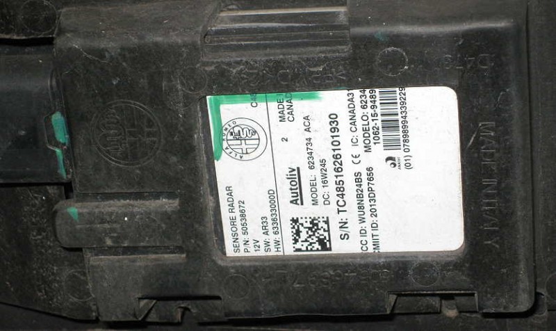 Alfa Romeo Giulia Steuergerät Nr.: 50538672 Alfa Romeo Giulia Steuergerät Nr.: 50538672